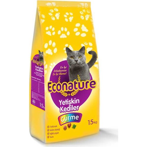 Econature Gurme Yetişkin Kedi Maması 15 Kg Ucuz Mama